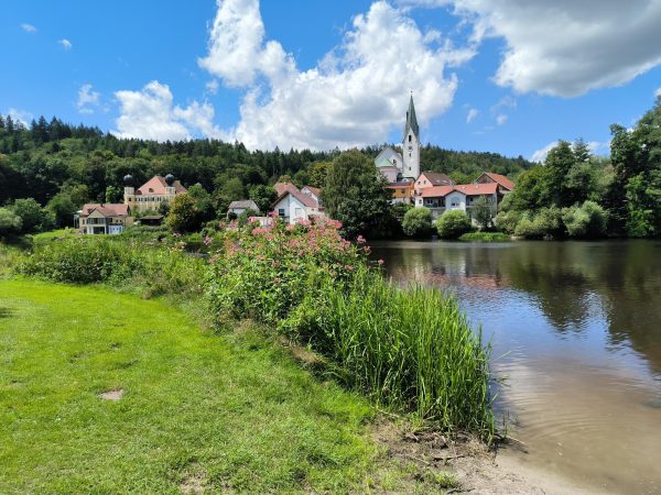 Flussbad Ramspau am Regen